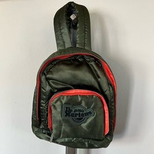 Vintage Dr. Martens Green Orange Distressed Flight Mini Backpack